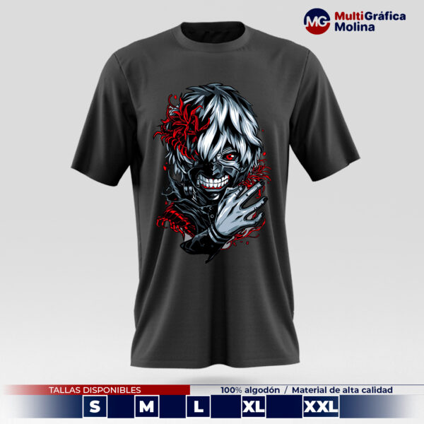 Polera Algodon Kaneki Ken Tokyo Ghoul #07
